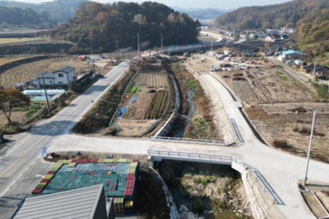 경기도, 여주시 걸은천 지방하천 정비사업 준공…수해방지 효과 기대